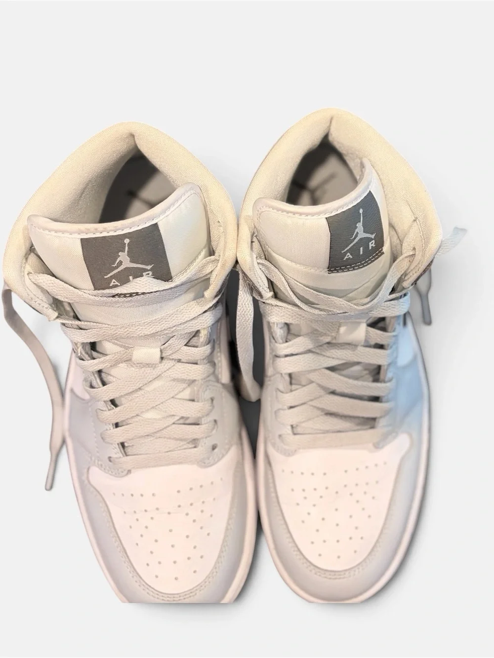 Nike Air Jordan 1 Mid White/Wolf Grey/Anthracite Men’s 9 | Like New